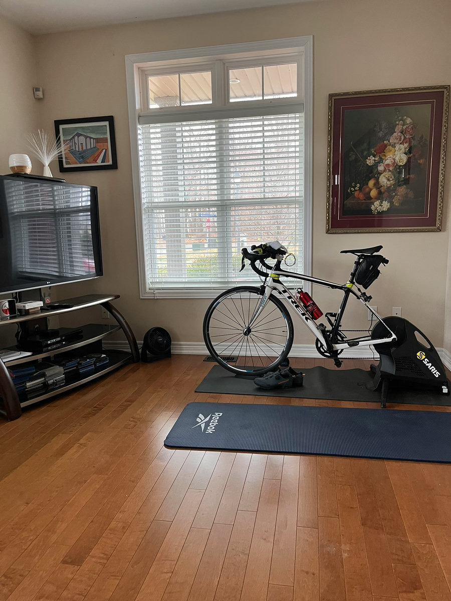 Trek on Saris indoor trainer