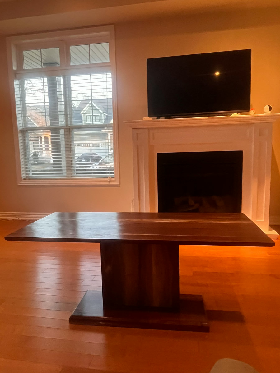 Coffee table front view