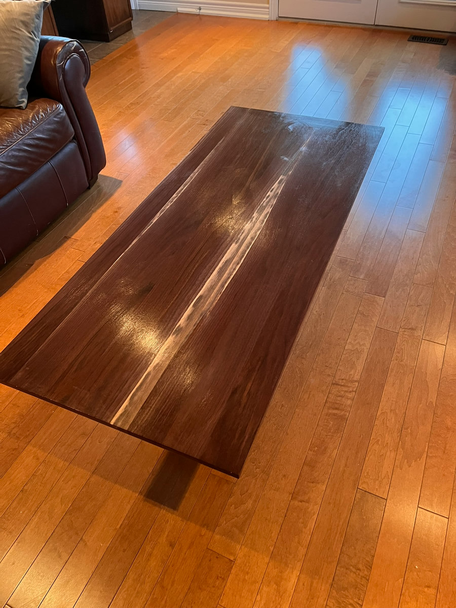 Black walnut grain detail