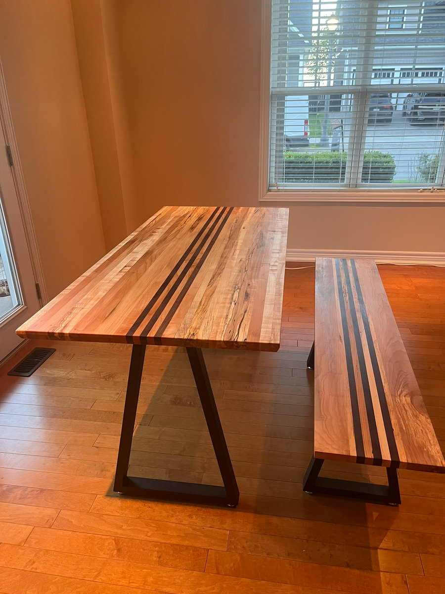 Dining table — finished