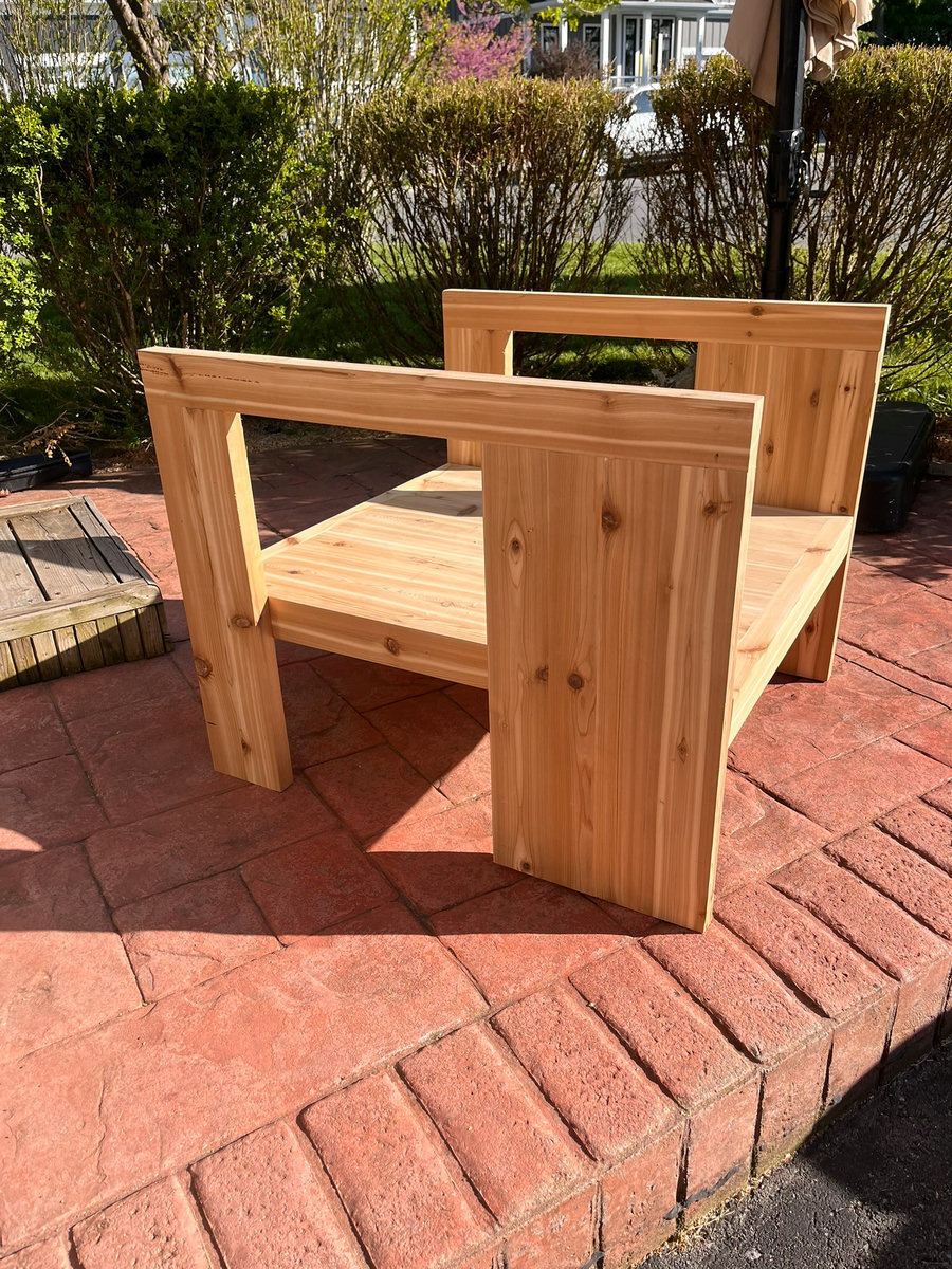 Lounge chair frame — patio