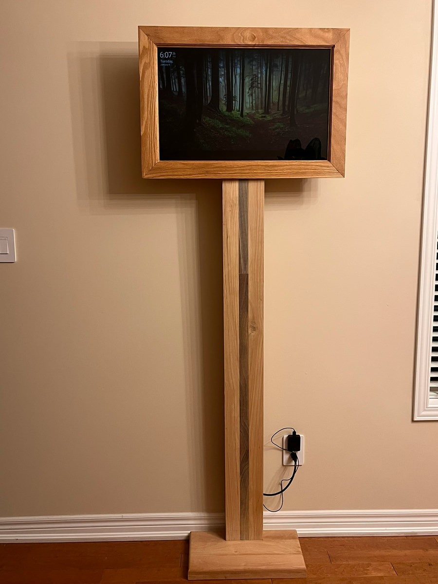 Smart photo frame — full stand