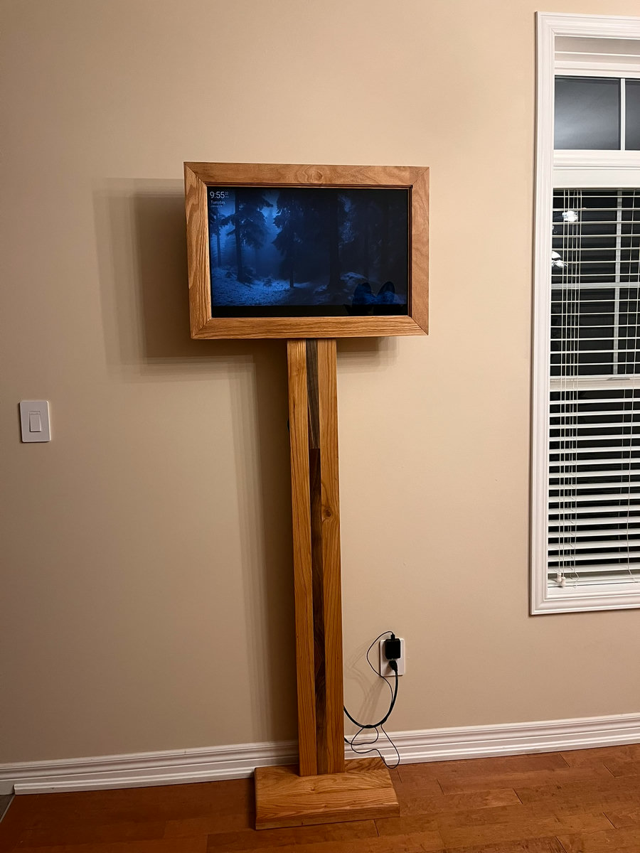 Smart photo frame — side view
